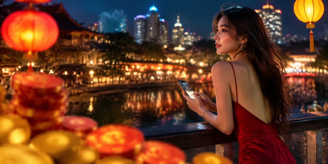 Người dùng tại Hà Nội truy cập gmk67 trên điện thoại di động ban đêm